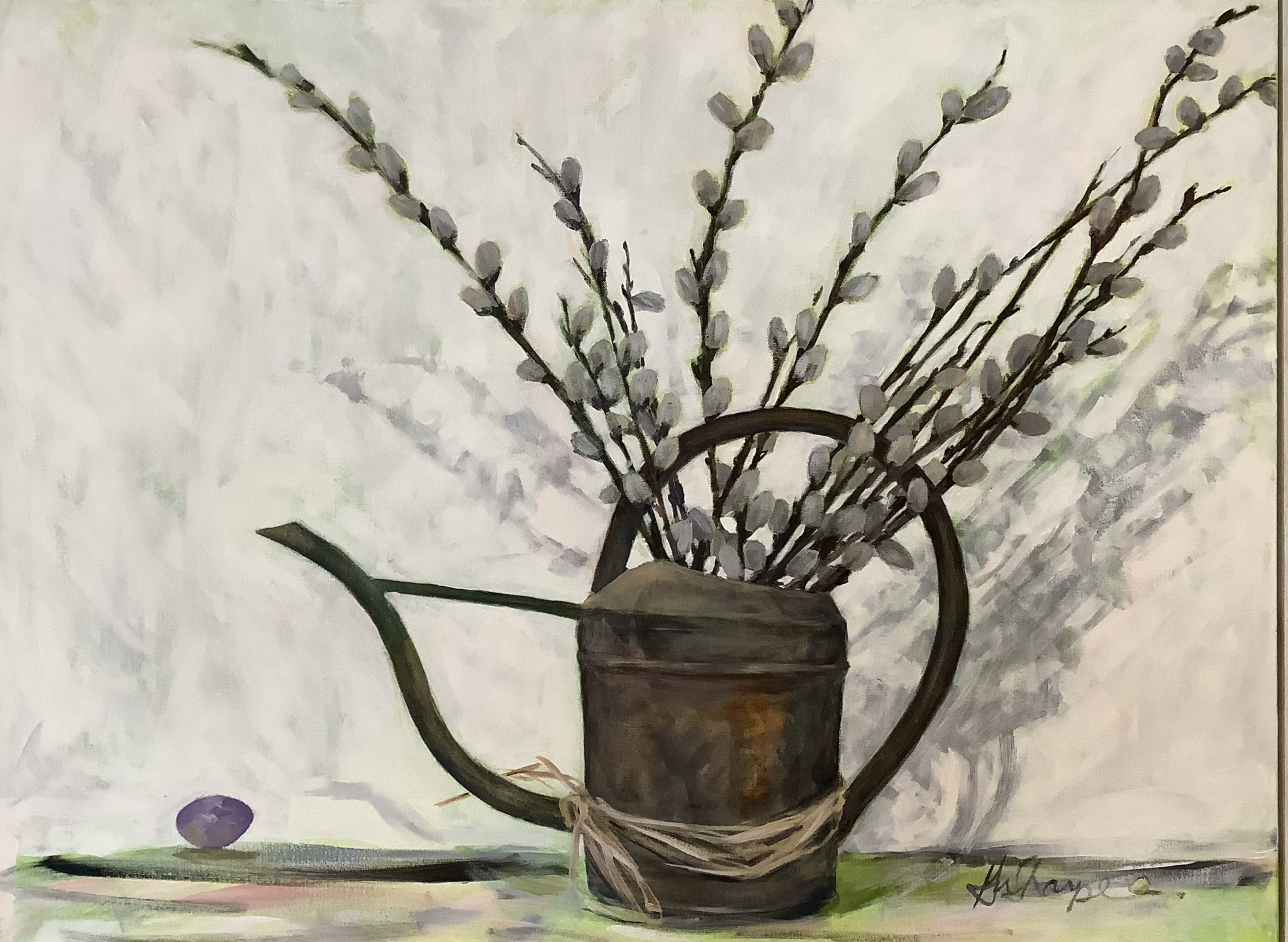 Click here to view Pussy Willows with a Gem by Grace W Sharpe