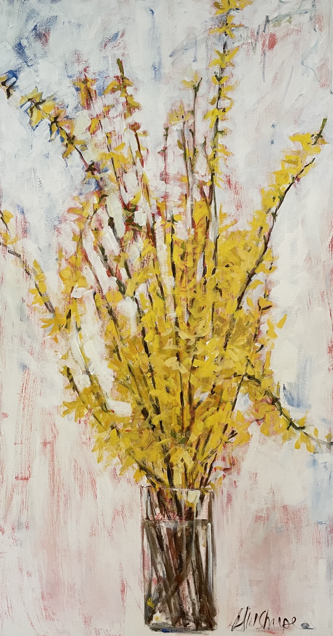 Click here to view Forsythia in Glass by Grace W Sharpe