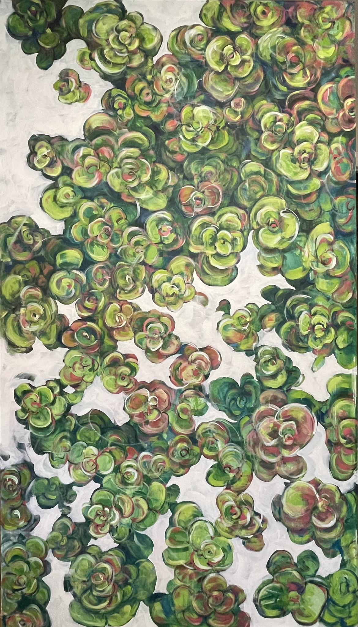 Click here to view Bouncing About  AKA Curly Swirly Groundcover 2 by Grace W Sharpe