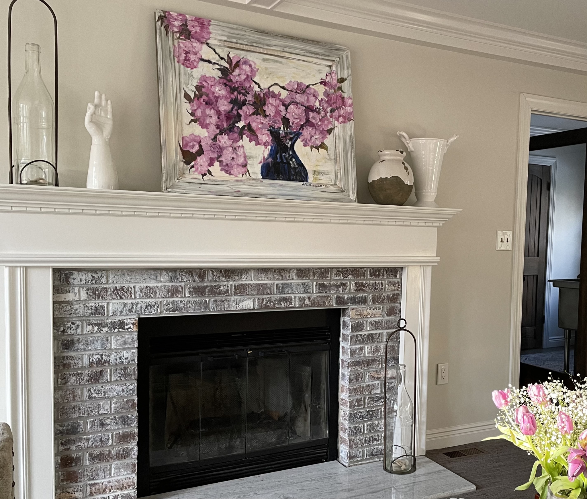 Click here to view Pink Puffy  Blossoms by Grace W Sharpe