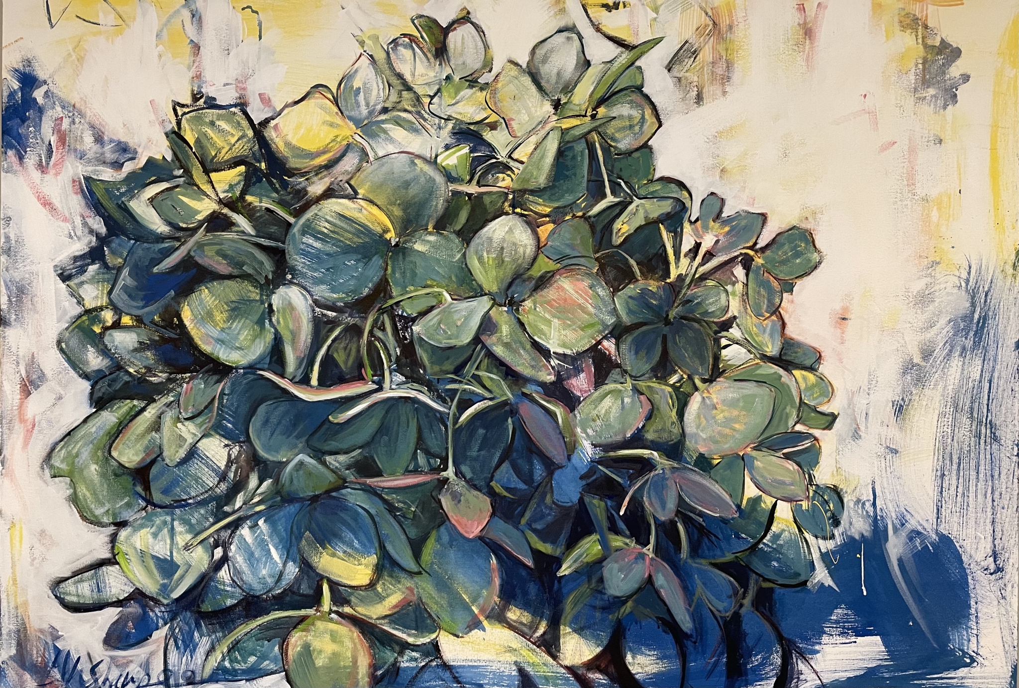Click here to view Blue Hydrangea by Grace W Sharpe