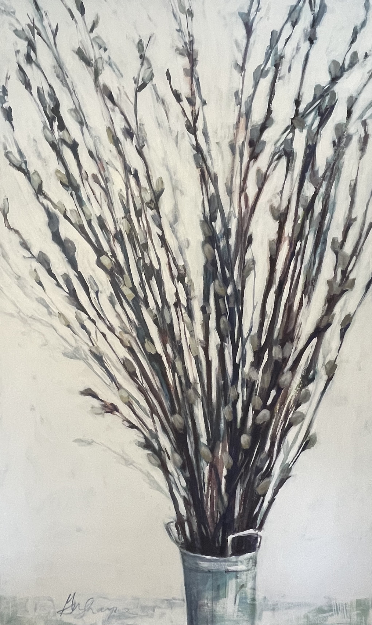 Click here to view Pussy Willows on My Table  by Grace W Sharpe