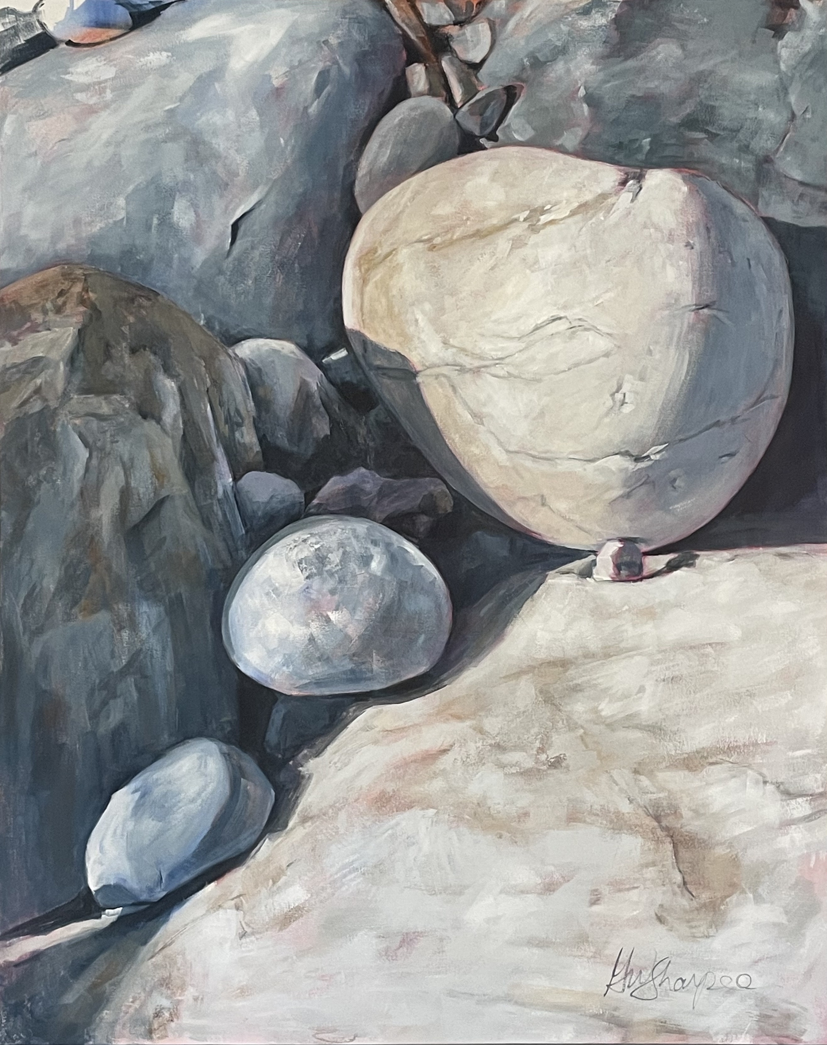 Click here to view The Chicken or the Egg or the Rock by Grace W Sharpe